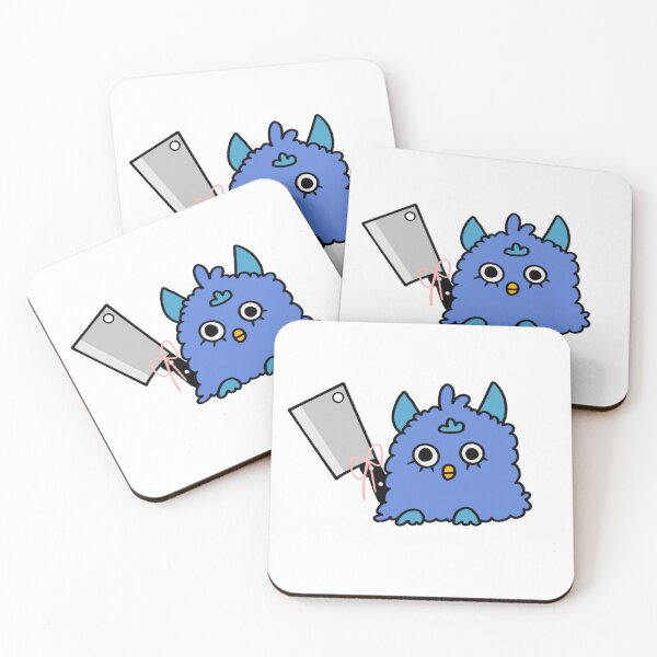 Item preview, Blue furby with coquette clever designed and sold by ToshiroDesign.