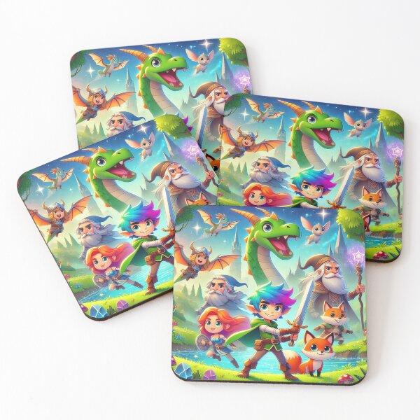 Item preview, Dragon Land Warrior Friends Adventures designed and sold by WyckedLynn.