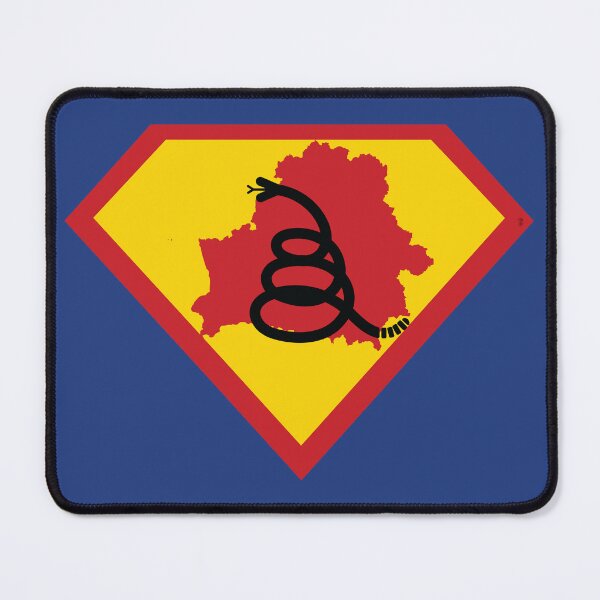 Item preview, BELARUS SHIELD - Freedom Is The Superpower - Modern Gadsden Snake Flag - Dont Tread On Me SUPERHERO design designed and sold by pelagio.
