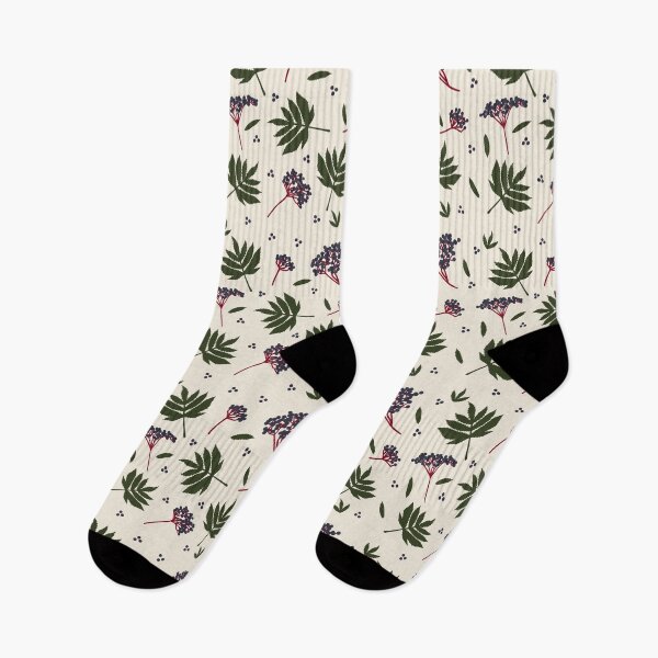 Item preview, Elderberry leaves and fruit seamless pattern designed and sold by Neeshki.