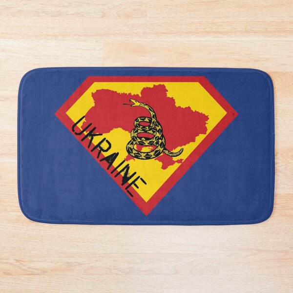 Item preview, UKRAINE SHIELD - Freedom Is The Superpower -  Gadsden Snake Flag - Dont Tread On Me SUPERHERO spellout design designed and sold by pelagio.