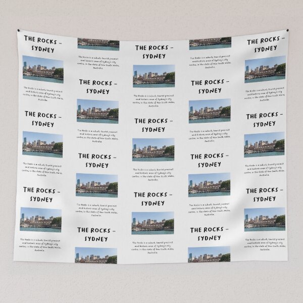 Item preview, The Rocks – Sydney | Famous Landmarks in Australia designed and sold by RM-Journey.