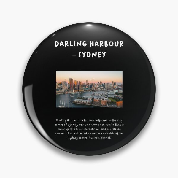 Item preview, Darling Harbour – Sydney | Famous Landmarks in Australia designed and sold by RM-Journey.