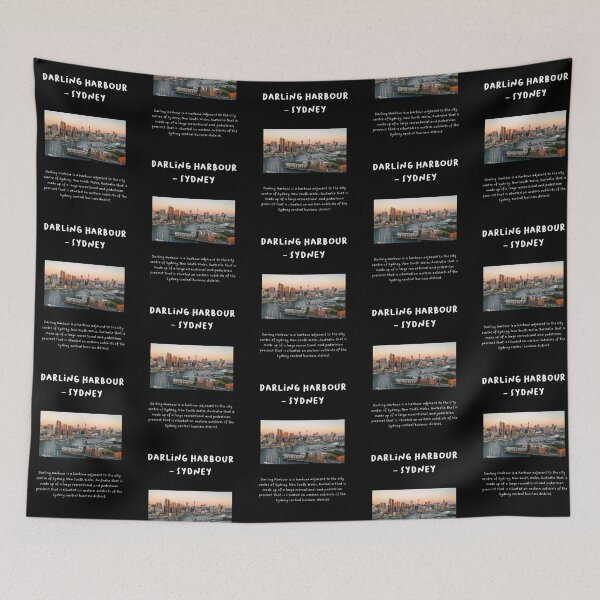 Item preview, Darling Harbour – Sydney | Famous Landmarks in Australia designed and sold by RM-Journey.