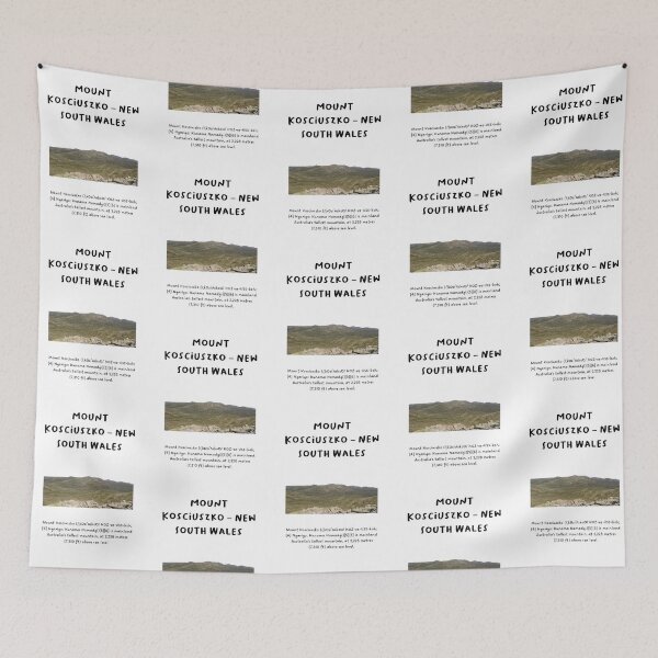 Item preview, Mount Kosciuszko – New South Wales | Famous Landmarks in Australia designed and sold by RM-Journey.