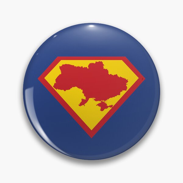 Item preview, SUPER UKRAINE SHIELD - Freedom Is The Superpower -   SUPERHERO  design designed and sold by pelagio.