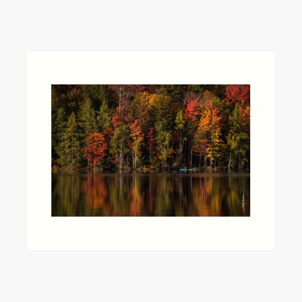 Item preview, Blue Canoe on Kent Pond designed and sold by srwdesign.