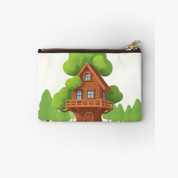 Item preview, Treehouse Building Cartoon Vector Icon designed and sold by hjian8219.