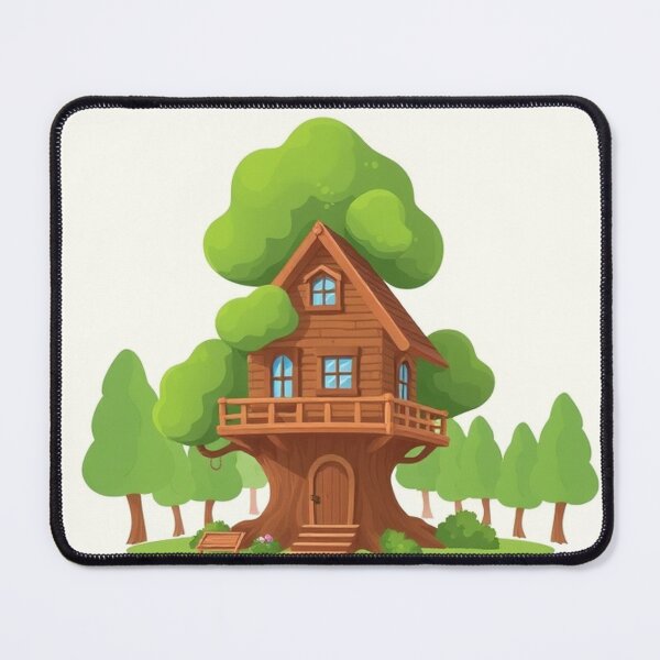 Item preview, Treehouse Building Cartoon Vector Icon designed and sold by hjian8219.