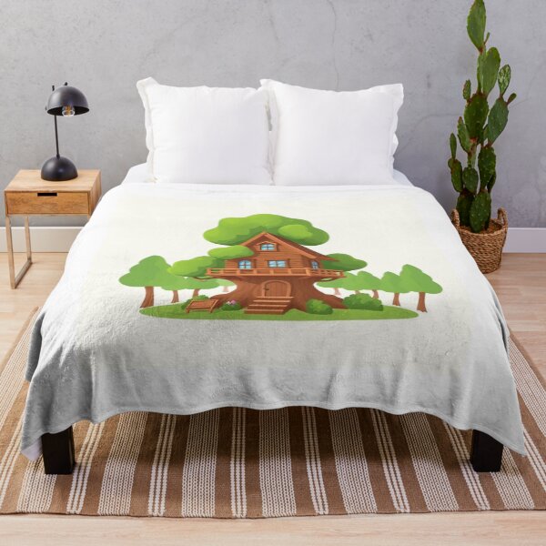 Item preview, Treehouse Building Cartoon Vector Icon designed and sold by hjian8219.