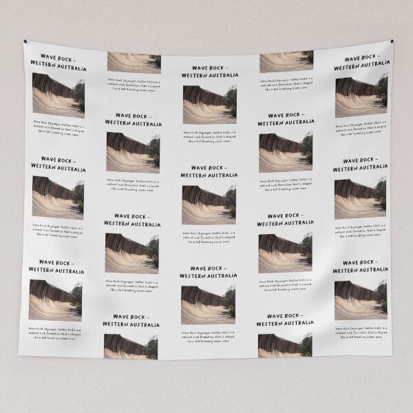 Item preview, Wave Rock – Western Australia | Famous Landmarks in Australia designed and sold by RM-Journey.