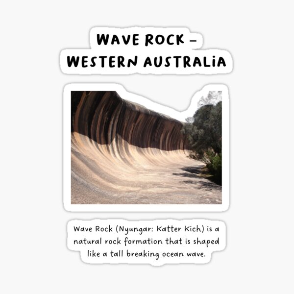 Item preview, Wave Rock – Western Australia | Famous Landmarks in Australia designed and sold by RM-Journey.