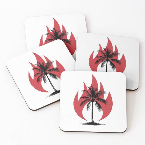 Item preview, Save Los Angeles: Flaming Palms designed and sold by Stoxnet.