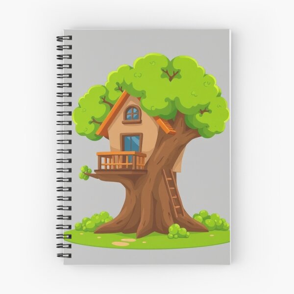 Item preview, Treehouse Building Cartoon Vector Icon designed and sold by hjian8219.