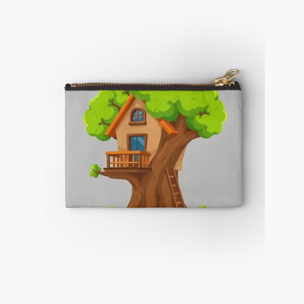 Item preview, Treehouse Building Cartoon Vector Icon designed and sold by hjian8219.