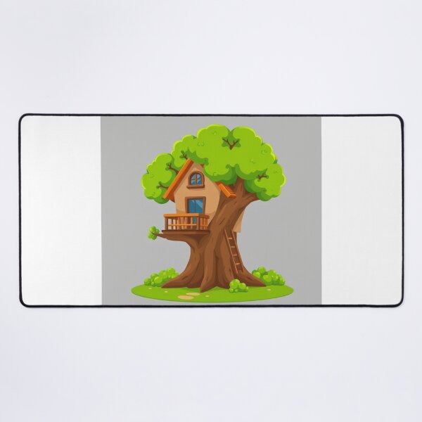Item preview, Treehouse Building Cartoon Vector Icon designed and sold by hjian8219.