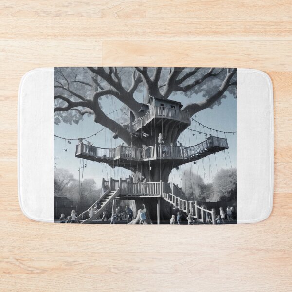 Item preview, Treehouse Building Cartoon Vector Icon designed and sold by hjian8219.