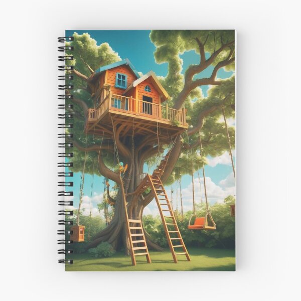 Item preview, Treehouse Building Cartoon Vector Icon designed and sold by hjian8219.