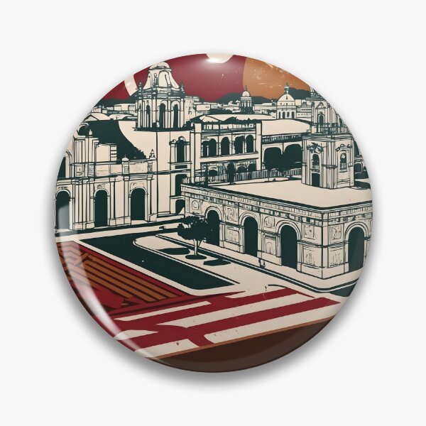 Item preview, Puebla Mexico 1950s Vintage Travel Tourism Poster  designed and sold by TravelersGems.
