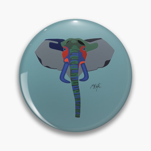 Item preview, Graphic Elephant From a 1968 Painting designed and sold by MaxKafe.