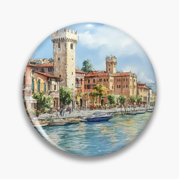 Item preview, Picturesque Peschiera del Garda on Lake Garda designed and sold by daila70.