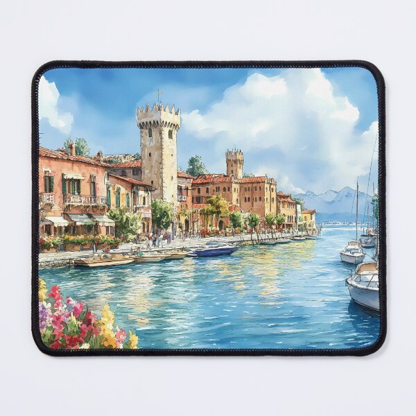 Item preview, Picturesque Peschiera del Garda on Lake Garda designed and sold by daila70.
