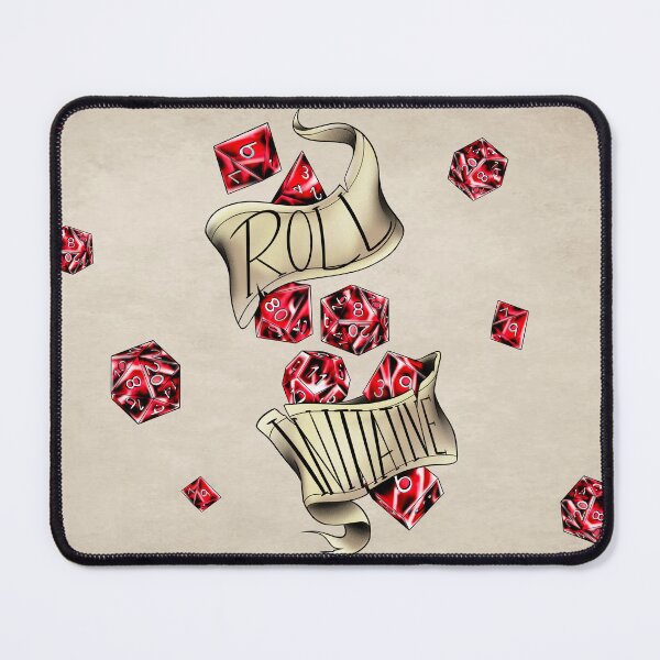 Item preview, DnD Roll Initiative (red) designed and sold by RetroCoven.