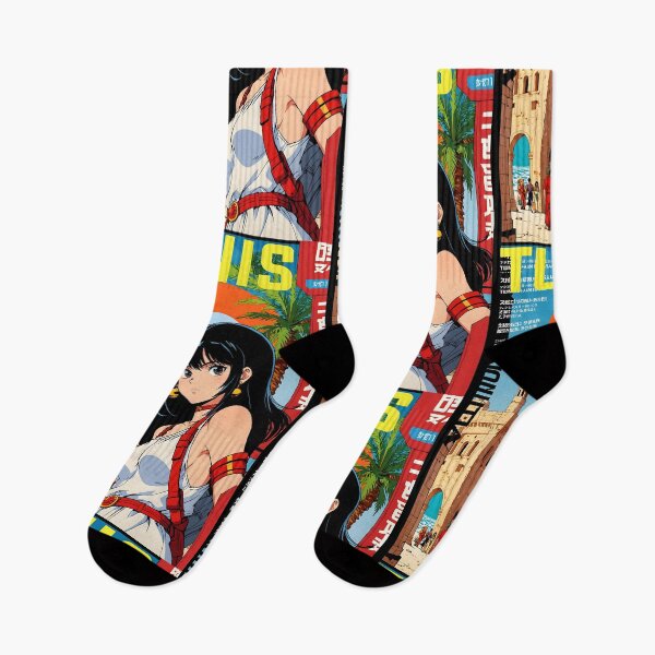 Artikelvorschau, Tunesien Nordafrika Retro Anime Mädchen 80er Vintage Reisen entworfen und verkauft von Retro-Anime9.