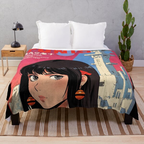 Item preview, Tunis North Africa Retro Anime Girl 80s Vintage Travel designed and sold by Retro-Anime9.