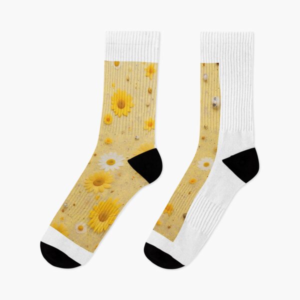 Item preview, Cute Yellow Retro Space Pattern with Planets and Flowers designed and sold by hjian8219.