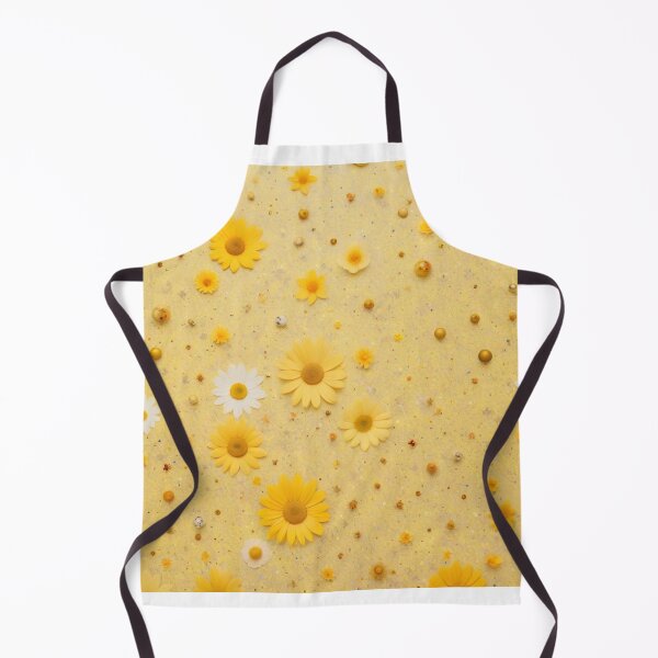 Item preview, Cute Yellow Retro Space Pattern with Planets and Flowers designed and sold by hjian8219.