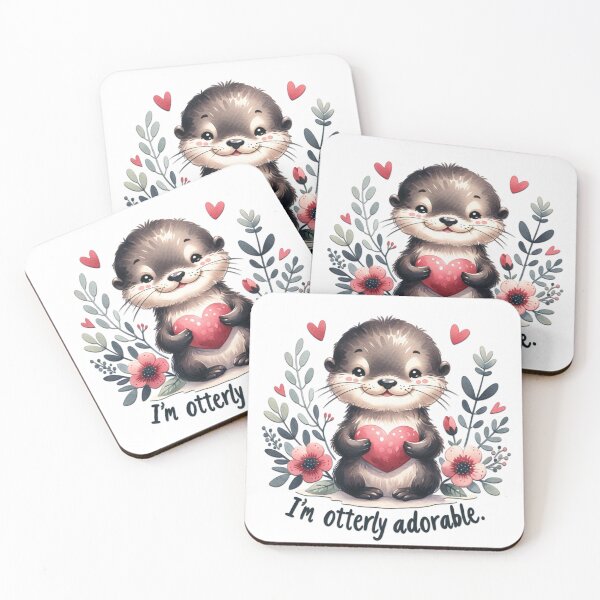Item preview, I'm Otterly Adorable designed and sold by My Joyful Charm Store.
