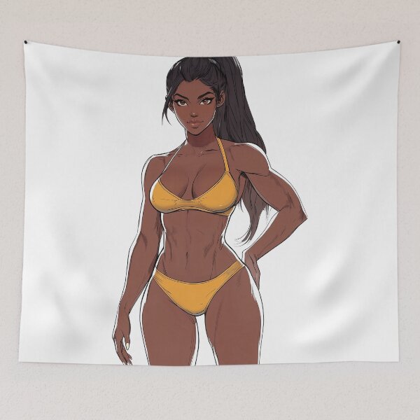 Item preview, beautiful woman in a bathing suit designed and sold by javierparra.