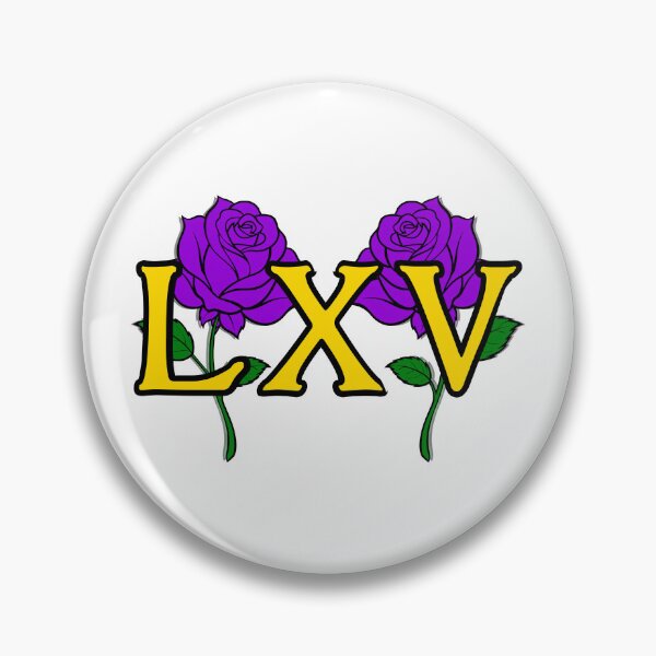 Item preview, Cystic Fibrosis 65 Roses - Cystic Fibrosis Awareness - Roman Numeral LXN = 65 designed and sold by Oaks Creations.
