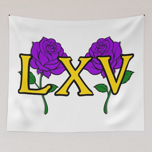 Item preview, Cystic Fibrosis 65 Roses - Cystic Fibrosis Awareness - Roman Numeral LXN = 65 designed and sold by Oaks Creations.