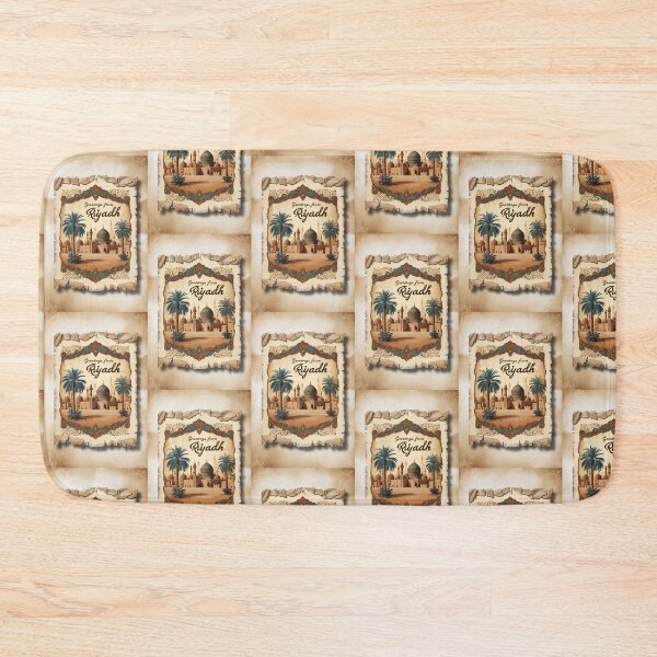 Item preview, Riyadh Vintage Travel Retro Postcard Design designed and sold by TravelPostcardGems.