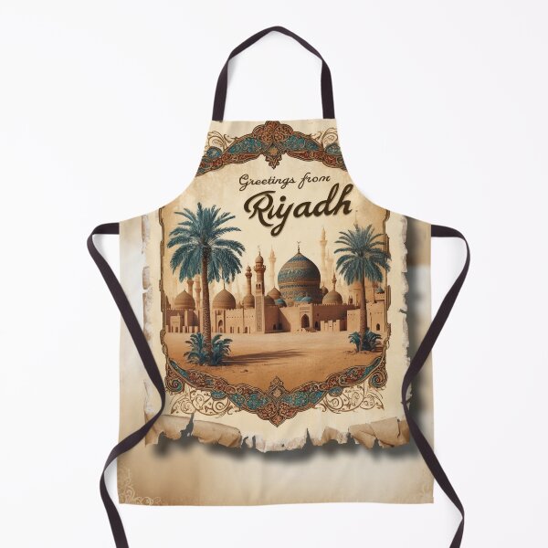 Item preview, Riyadh Vintage Travel Retro Postcard Design designed and sold by TravelPostcardGems.