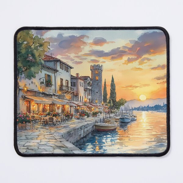 Item preview, Golden Sunset at Peschiera del Garda designed and sold by daila70.