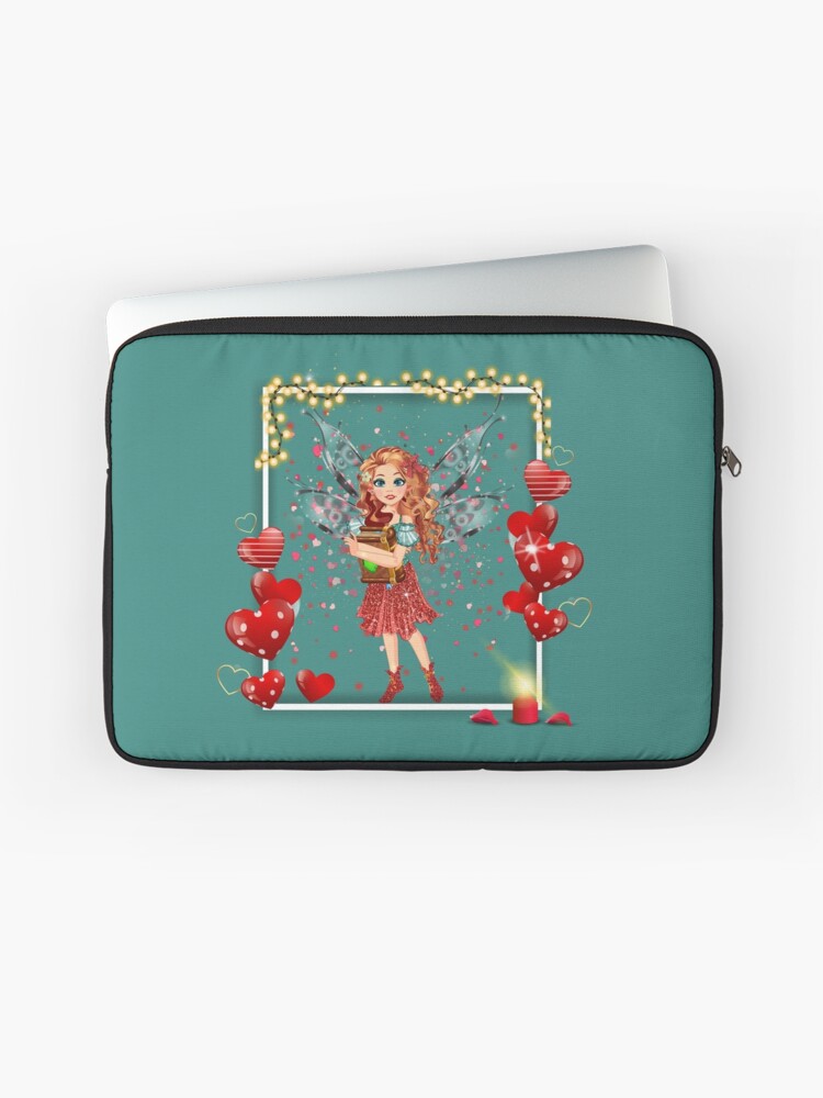 Thumbnail 1 of 2, Laptop Sleeve, Felicia's Valentine Love Collection designed and sold by TeelieTurner.