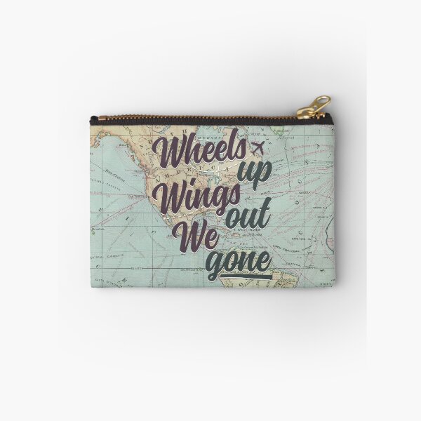 Item preview, WE GONE - Vintage World Map Wanderlust Travel Journal for Adventures designed and sold by ToruandMidori.