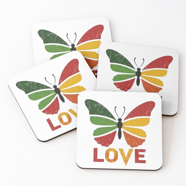 Item preview, Multicolored Butterfly - Love designed and sold by Fab-Haven.