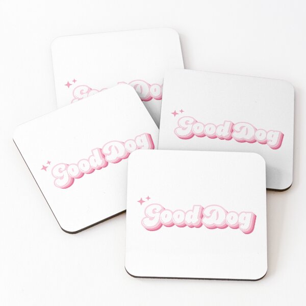 Item preview, Good Dog Pink Retro Typography designed and sold by KodiakGoods.