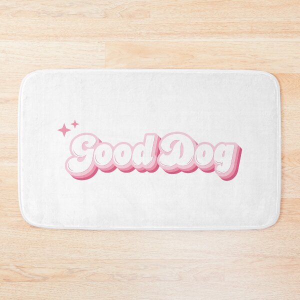 Item preview, Good Dog Pink Retro Typography designed and sold by KodiakGoods.