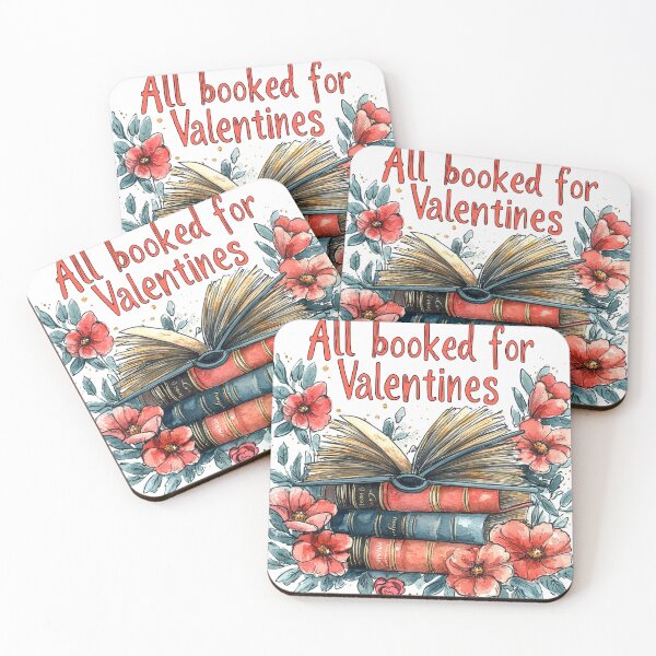 Item preview, All Booked for Valentines designed and sold by TheCatmeow2000.