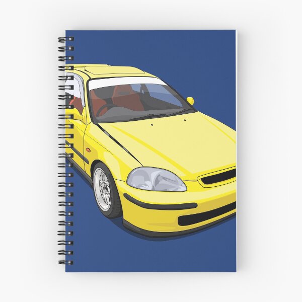 Item preview, Yellow Civic EK (prefacelift)  designed and sold by ArtyMotive.