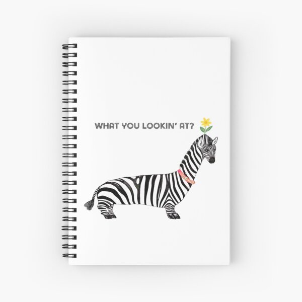 Item preview, What You Lookin' At Sausage Zebra Artwork | Cute & Funny Animal Art designed and sold by binnakimart.