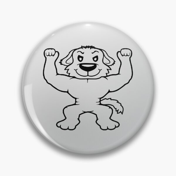 Item preview, Dog Bodybuilder Strong Muscles Gym Weightlifting designed and sold by shirt-o-mat.