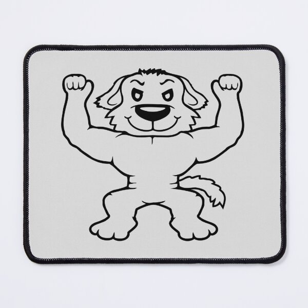 Item preview, Dog Bodybuilder Strong Muscles Gym Weightlifting designed and sold by shirt-o-mat.