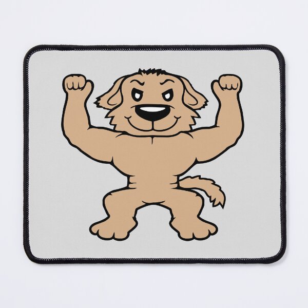 Item preview, Dog Bodybuilder Strong Muscles Gym Weightlifting designed and sold by shirt-o-mat.