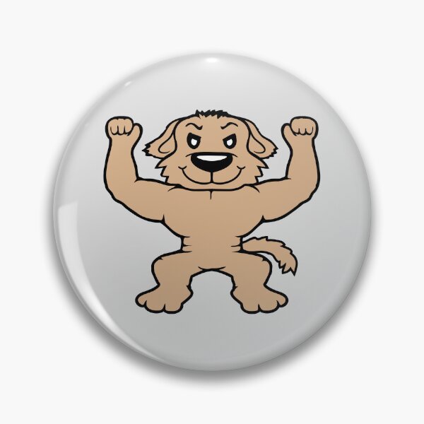 Item preview, Dog Bodybuilder Strong Muscles Gym Weightlifting designed and sold by shirt-o-mat.